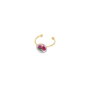 Anillo con euforbia y ruda