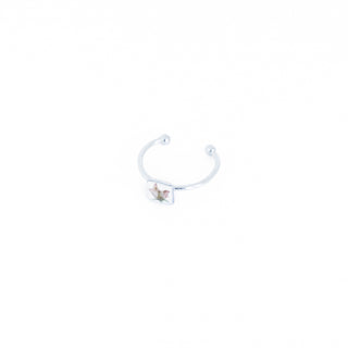 Anillo con flor silvestre