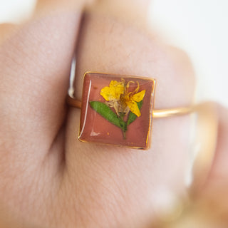 Anillo con nabo y ruda
