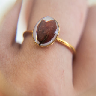Anillo con bugambilia