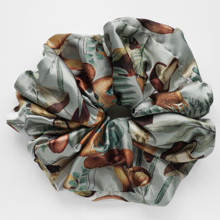 Scrunchie de hongos y helechos 🍄🟫🌿