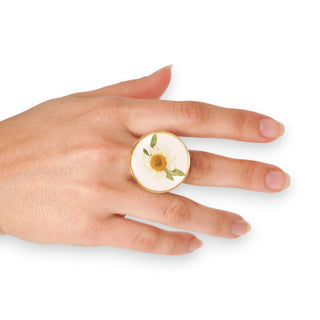 Anillo con santamaría y ruda