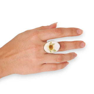 Anillo con santamaría y ruda