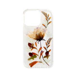 Funda con hipérico, palmira y dahlia silvestre