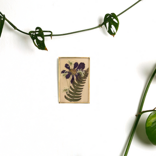 Painting with hydrangeas, jacarandas, and lace
