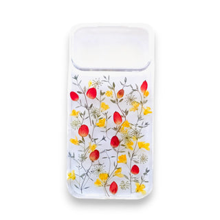 Funda con tomillo, hipérico, encaje y nabo