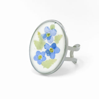 Anillo con nomeolvides