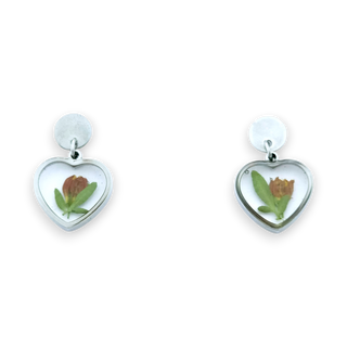 Aretes con bailarina y ruda