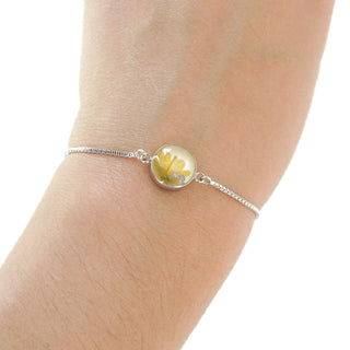 Pulsera con nabo y nomeolvides