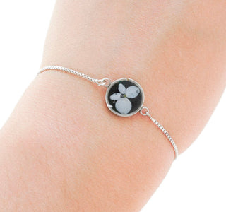Pulsera con hortensia