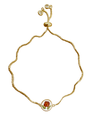 Pulsera con latanda y helecho