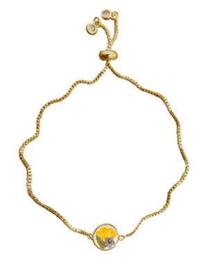 Pulsera con nabo y nomeolvides