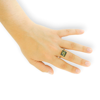 Anillo con piracanto