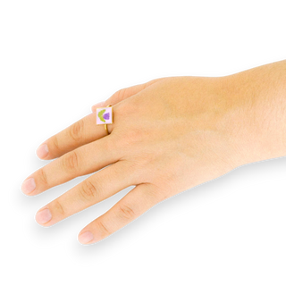 Ring with palmyra 