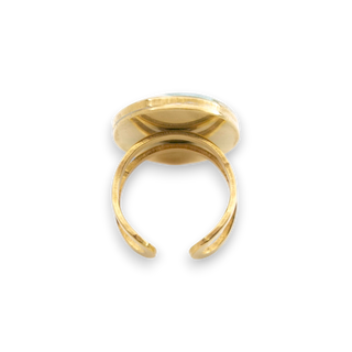Anillo con hortensia