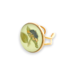Moss and euphorbia ring