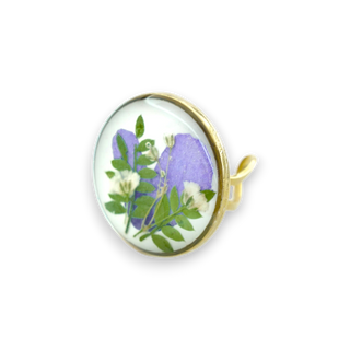 Anillo con jacaranda y baby