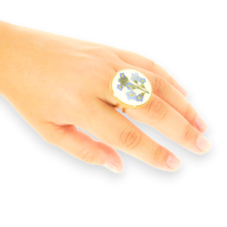 Anillo con nomeolvides