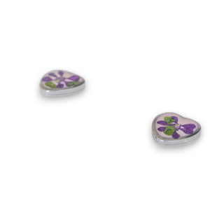 Earrings made with roses