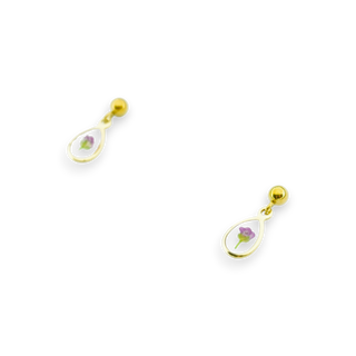 Aretes mini con panalillos