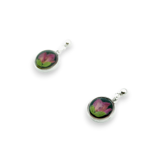 Aretes pétalos de rosas