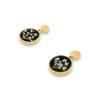 Aretes con encaje