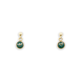 Aretes con encaje