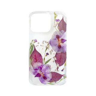 Funda con orquídea, hierba del golpe, nochebuena y baby