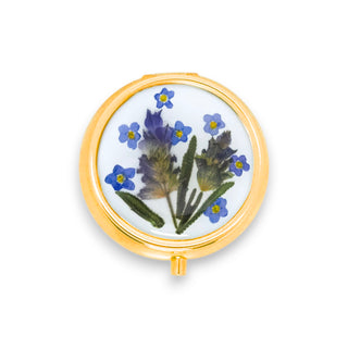 Pastillero con nomeolvides y lavanda