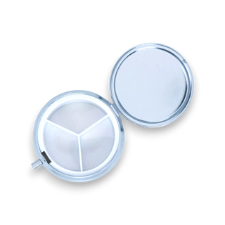 Pastillero con perritos y hojas de pensamientos