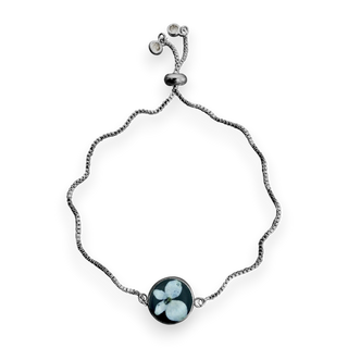 Pulsera con hortensia