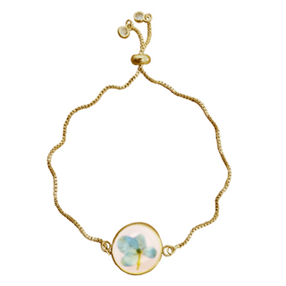 Pulsera con hortensia
