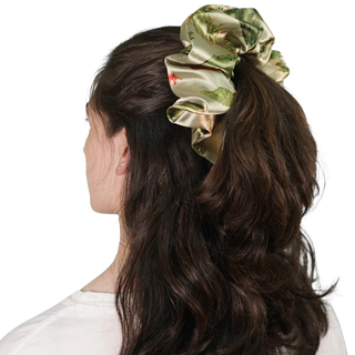 Scrunchie de cáctus verde