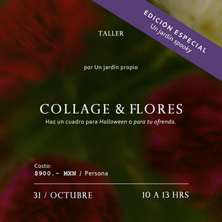 Taller de Collage y flores