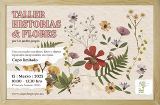 Taller presencial "Historias y flores: Diseña el obsequio ideal". Marzo.